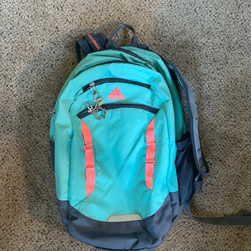 Teal & pink ADIDAS backpack